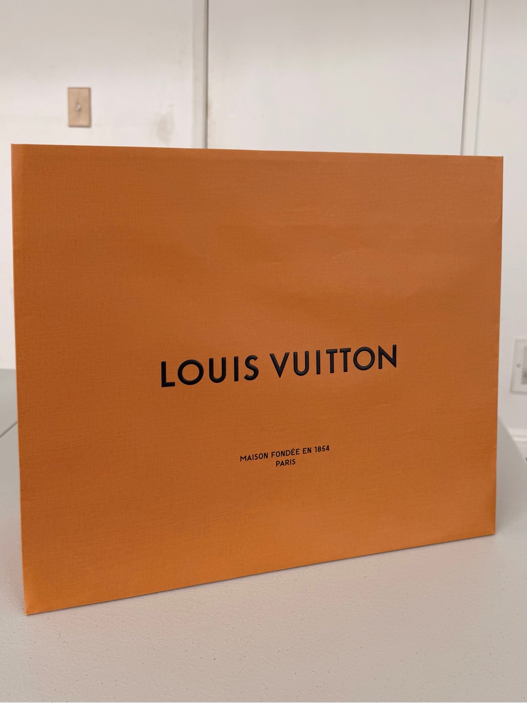 Authentic Louis Vuitton Large Paper Shopping Bag Bag Only